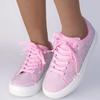Sapatos casuais femininos da moda, tênis baixos de malha respirável para caminhada, tênis femininos 2024, calçados vulcanizados de academia, calçados femininos brancos