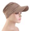 Folded brim headscarf cap cap flat top visor sun hat bag head cloth cap JDTG