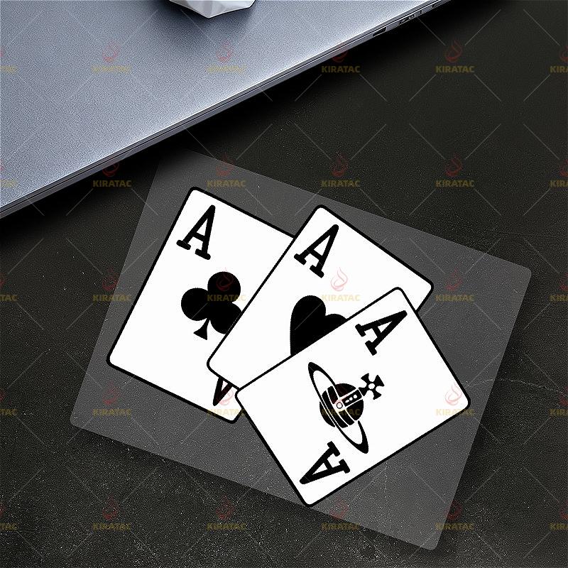 1pc Playing Cards Motorcycle Stickers for Motorcycle Fairing Tailbox Helmet Car Window Trunk Scooter Waterproof Vinyl Decals