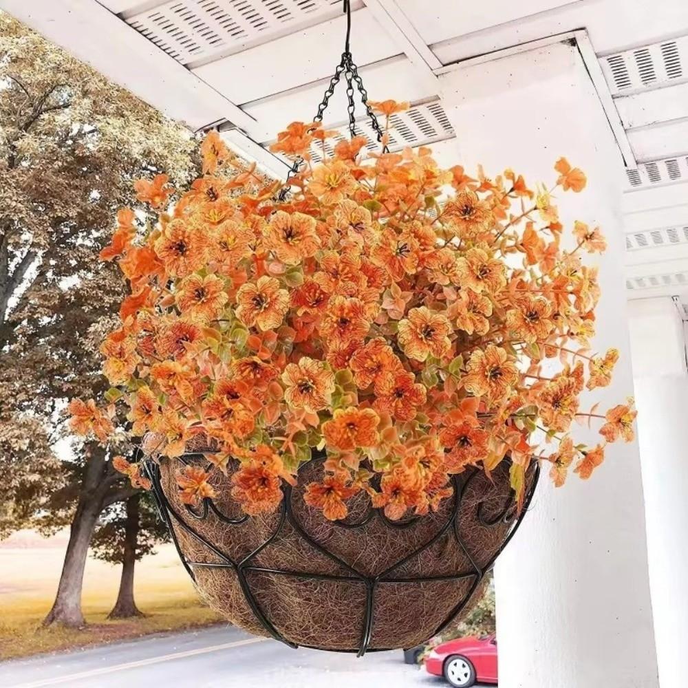 DIY Floral Artificial Pansy Flowers Fall Decor Simulation Flowers  Photography Props
