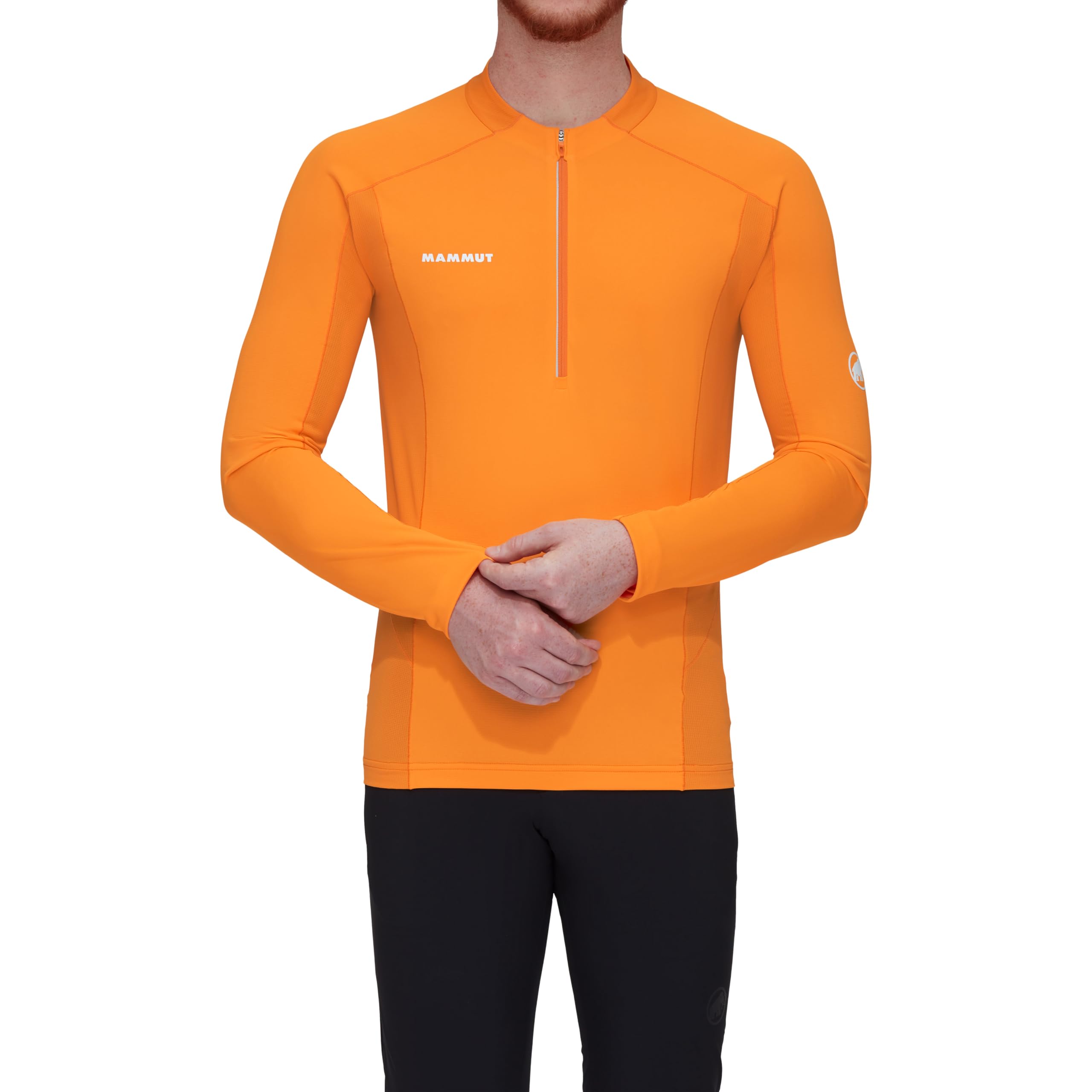 

Mammut Aenergy FL Half Zip Longsleeve AF First Asian Men s Layer, Fit, 1016-01310, Tangerine-Dark