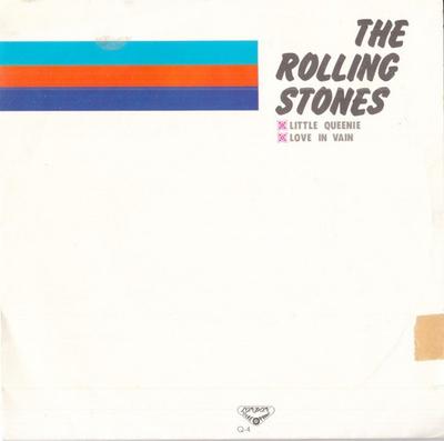 7inch Record ROLLING STONES  Little Queenie  Love In Vain  Q4 LONDON 1972 Japan Rock Used