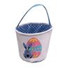 Easter Basket Holiday  Bunny Printed Canvas Gift Carry Candy Bag
