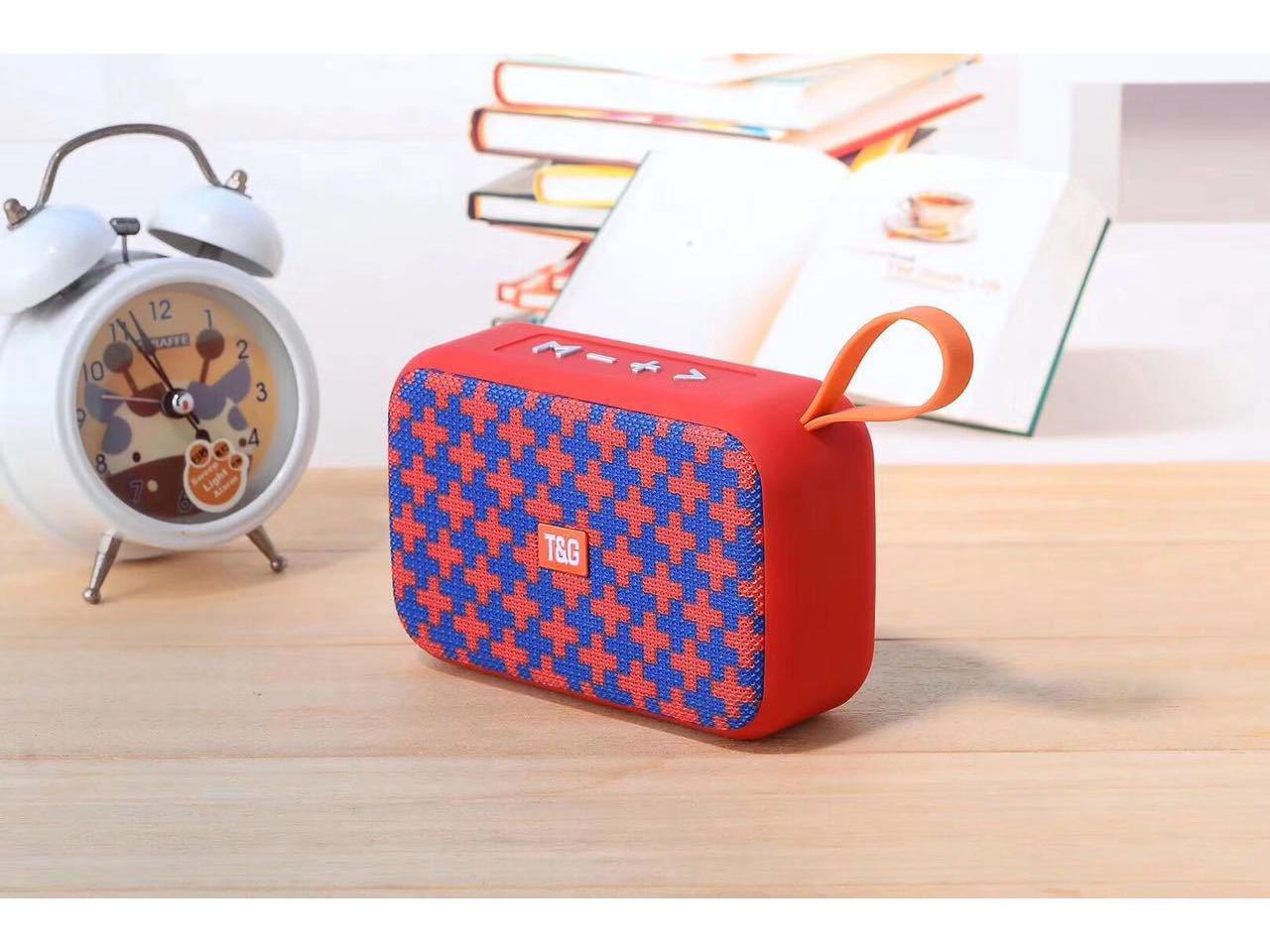 

Bluetooth-динамик TG506: Портативный тканевый динамик с USB и слотом для карт памяти, идеальный электронный подарок. красный