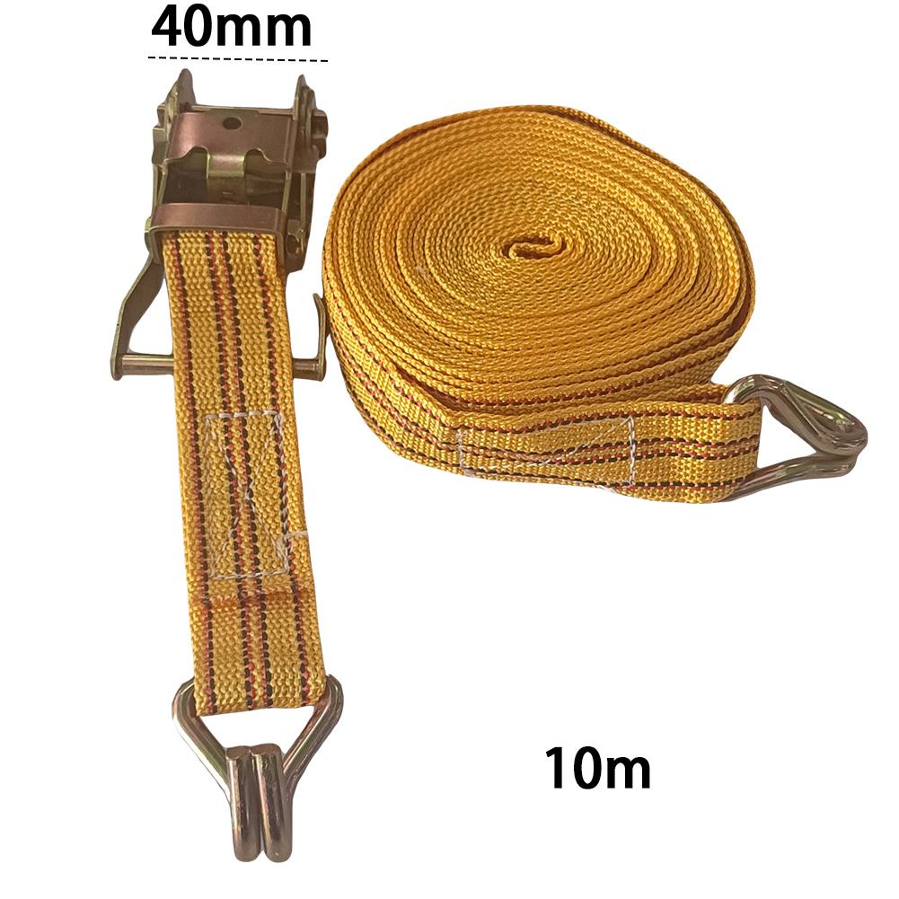 New Tie Down Strap Strong Ratchet Belt Luggage Cargo Lashing Tensioner Strap With Metal Buckle Cargo Straps Lorry Strapping Belt