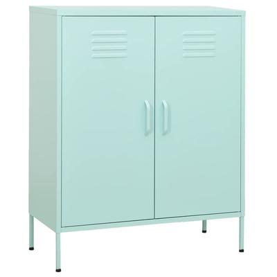 Vidaxl Cabinet, Mint, 80X35X101.5 Cm, Steel