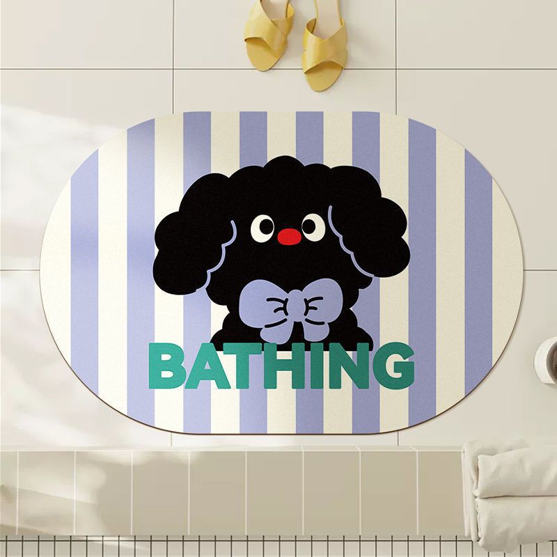 

Бытовой коврик для двери туалета, придверный коврик, мягкий коврик, быстросохнущий, нескользящий, коврик для пола ванной комнаты, туалета, сильно впитывающий коврик для пола 40 * 60CM [Diatom mud]