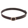 Casual Leather Belt Versatile Trouser Dress Belts Chic Non-Porous Buckle Waistband