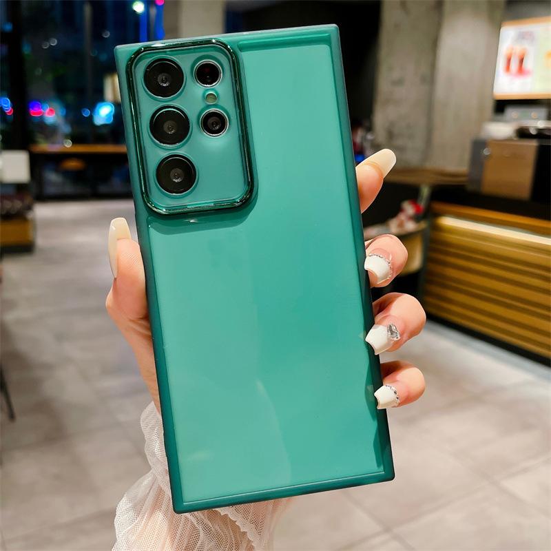 Suitable for Samsung S24U Mobile Phone Case with Lens Film New S23 Protective Case Silicone Ultra Thin A55A73M34 Full Package