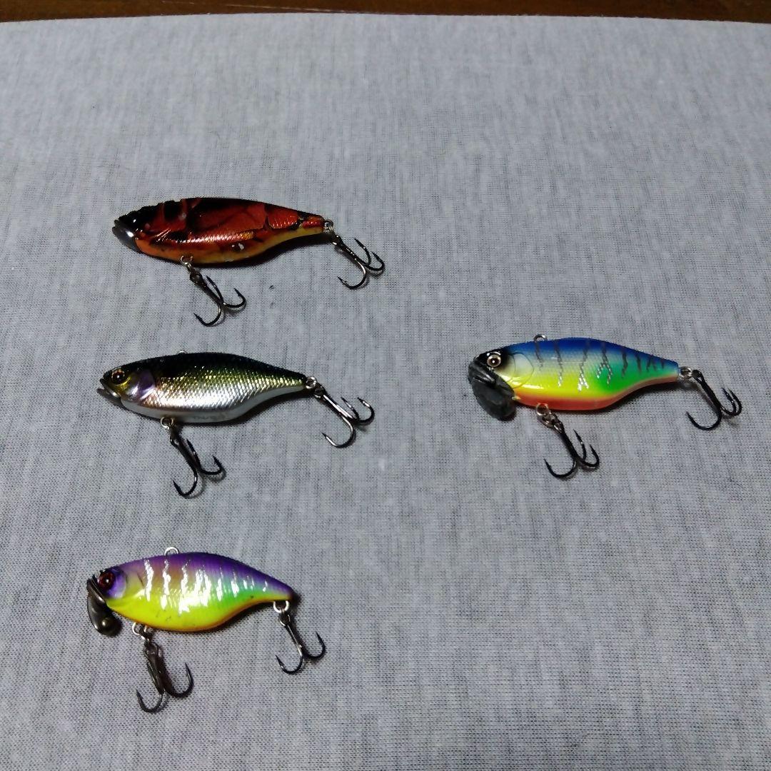 Used JACKAL Vibration Lure TN Set of 4