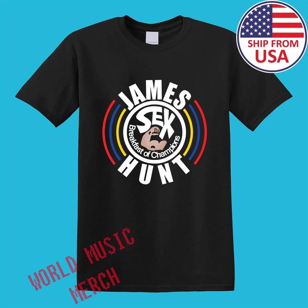 James Hunt Team Racing Men s Black Size S-5XL 4XL