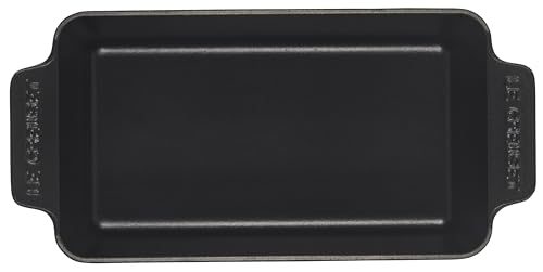Le Creuset 23cm Matte Black Loaf Pan, Cake Pan, Bread, Terrine Pan, Cast Iron, Enamel, Gas, Induction, and Oven Safe [Official Japanese Product]