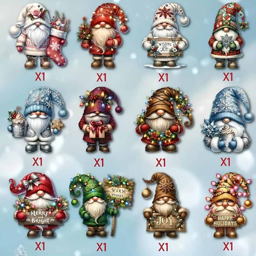 

Santa Claus Christmas Wooden Hanging Decorations Wood Gift Christmas Tree Decoration Christmas Party Supplies Home Decor