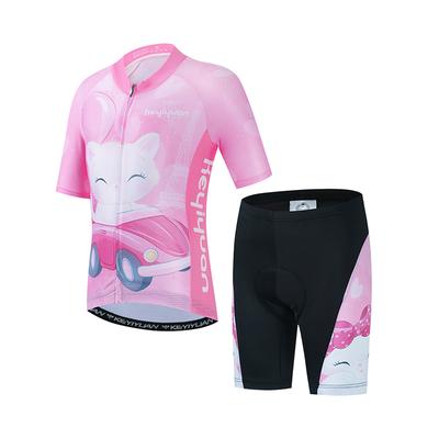 2026 Sommar Andningsbar Cykeldräkt Set Pojke Flicka Kortärmad Cykelkläder Barn Cykelkläder Mtb T-shirt Abbigliamento Ciclismo