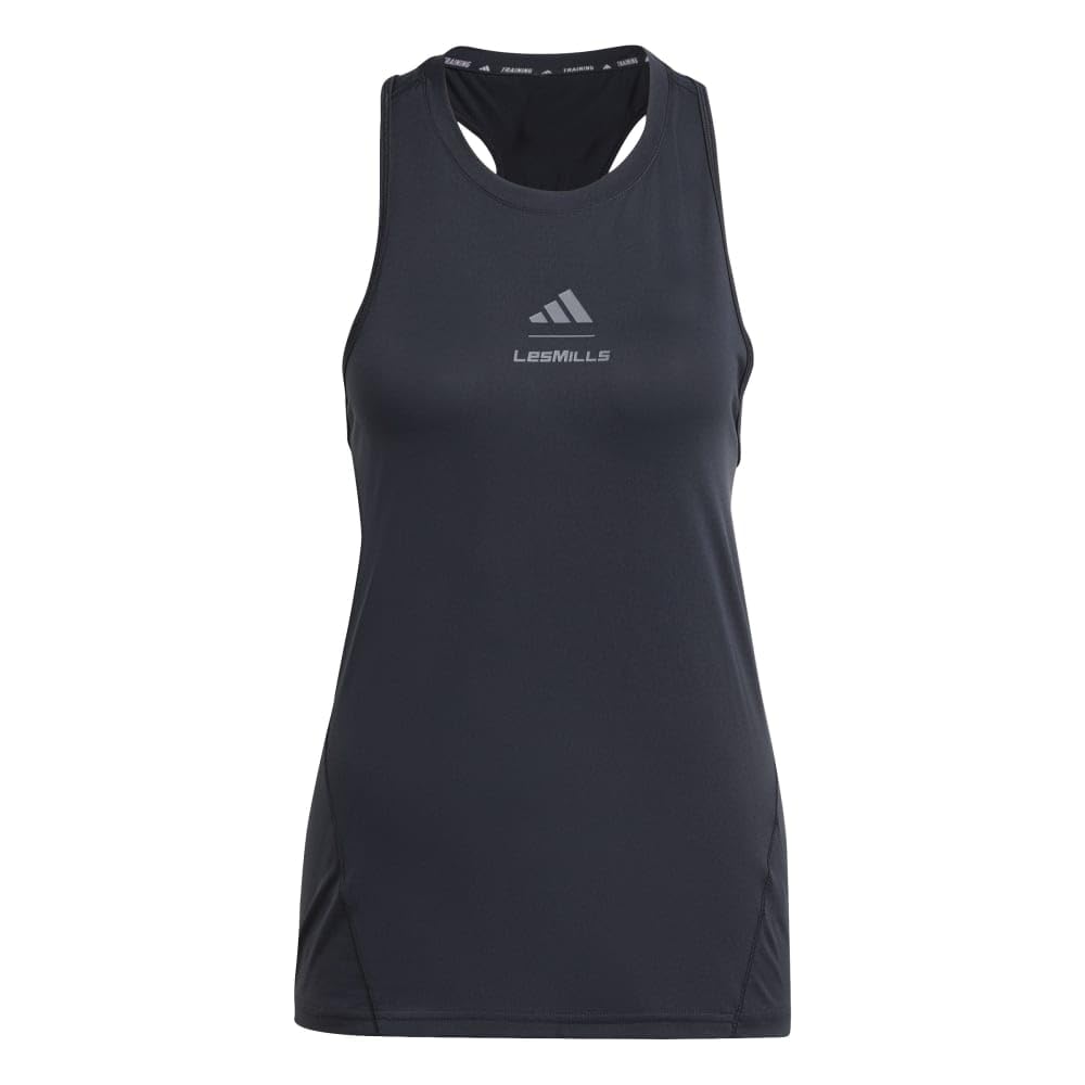 

Женский черный топ Adidas LESMILLS KMD90, размер M (IX7982)