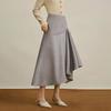 Waiwaiaiem Yy_Irregular Slim Autumn Skirt_2Color