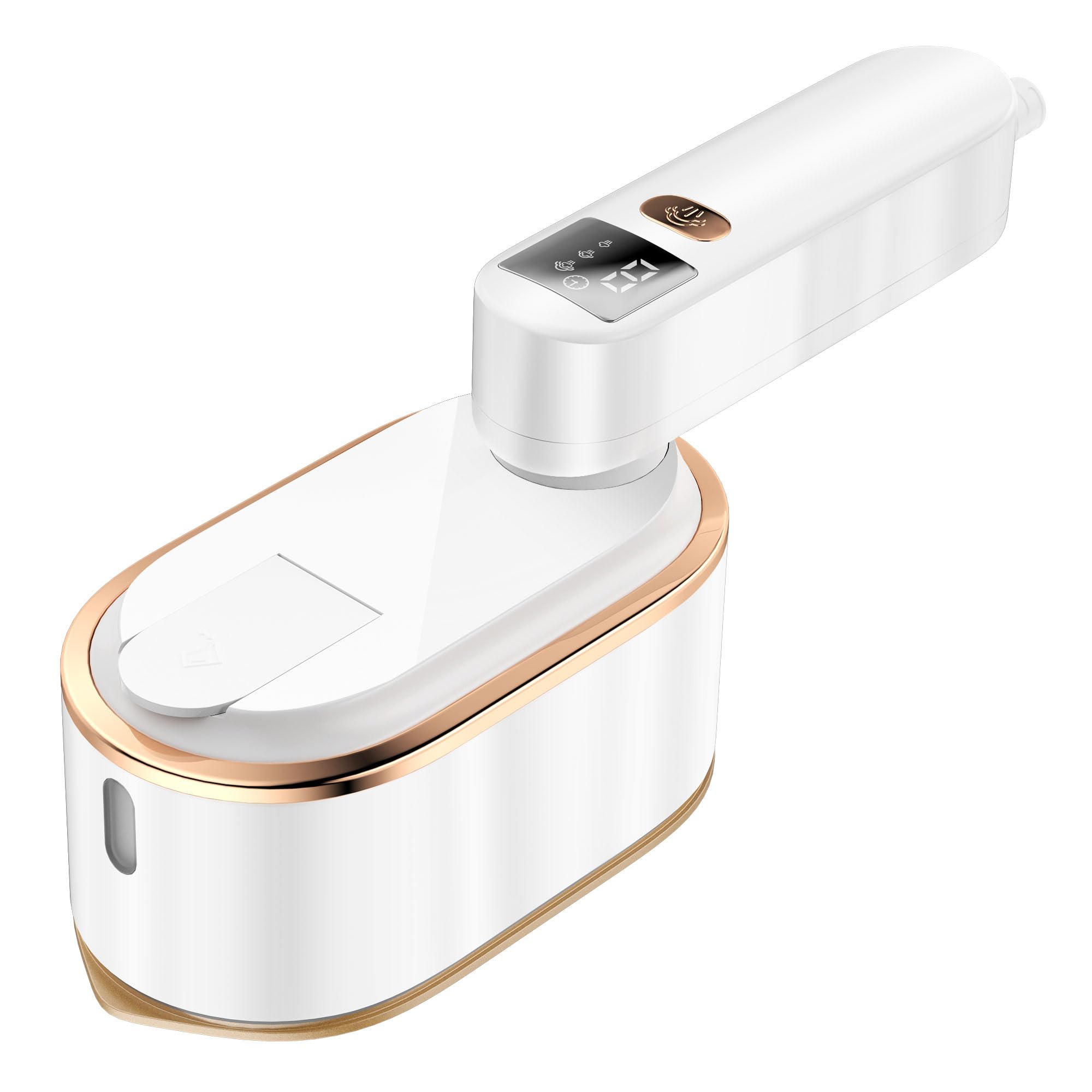 

Steam Clothes Super Large Volume Continuous Steam Injection Wrinkle Starts up in 9 Large Capacity Digital Steam Volume Holds Foldable Handle while on