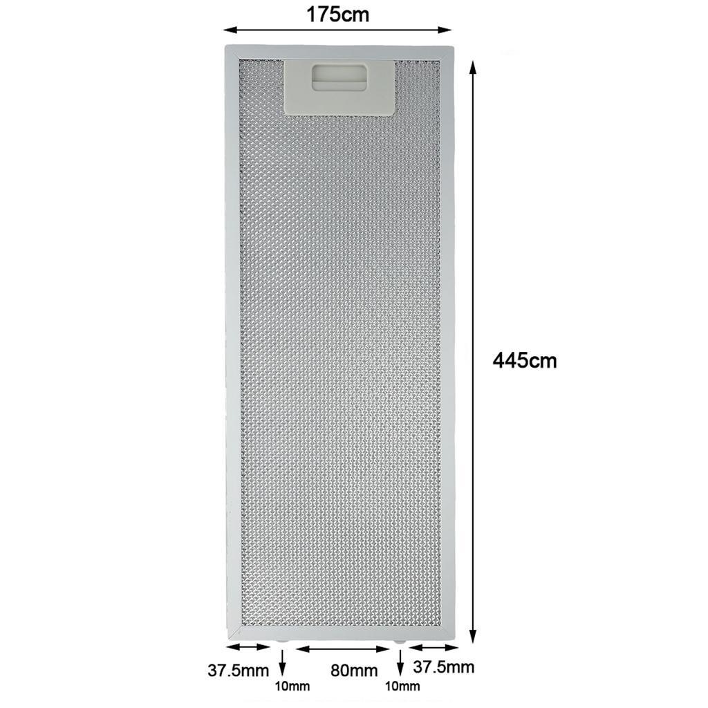 Cooker Hood Filters Metal Mesh Extractor Vent Filter Range Hood Metal Grease Filter Silver Exhaust Fans Kitchen Tools