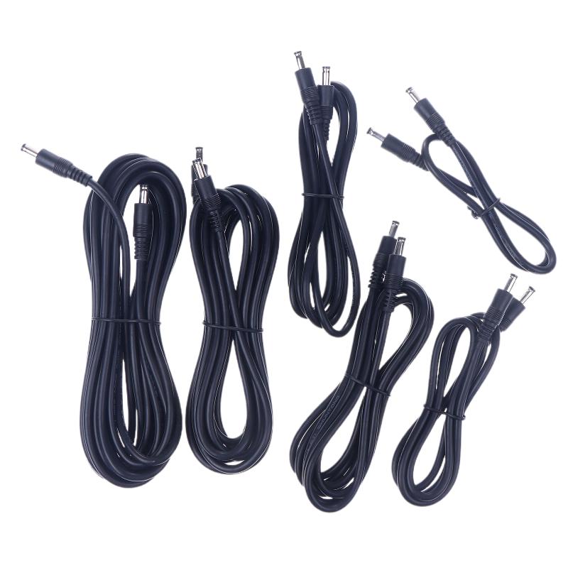 Dc5521 To Dc5521 Cable Cord 18Awg Dc5.5Mm X 2.1Mm Male Plug To Male Power Supply Adapter Wire For Led Light Speaker J60A