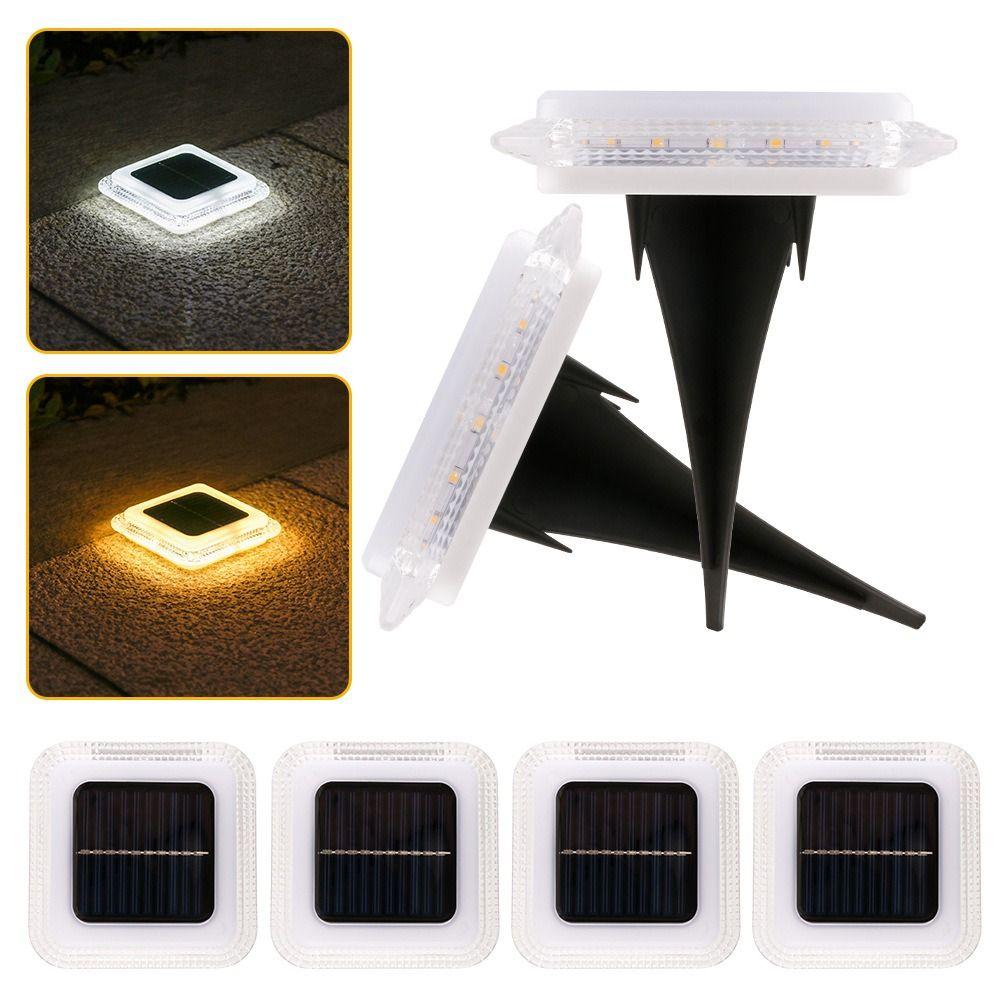 Waterproof Solar Ground Lights 360° LED LED Floor Lights Outdoor Landscape Lighting  Patio