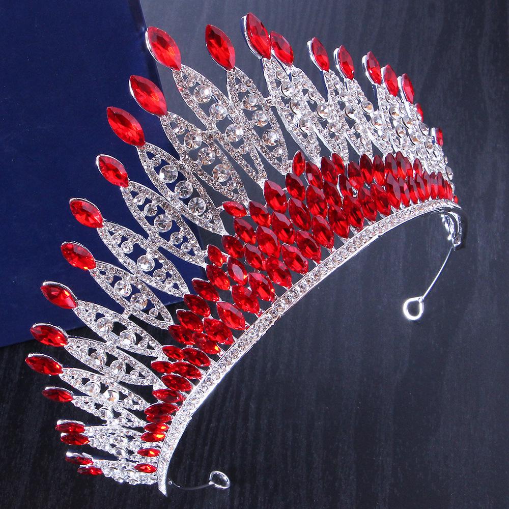 Luxury Rhinestone Tiara: European & American Pageant Headband for Car Shows, Weddings, and Models