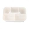 Portable Plastic Storage Box with Removable Divider for Home Organization