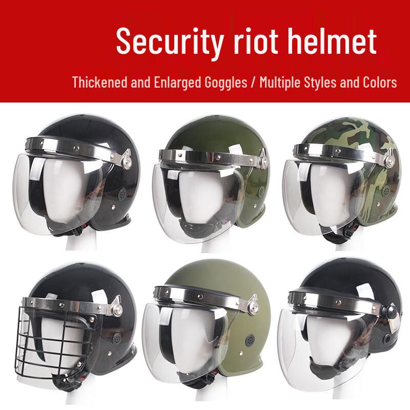 ZHANDOUHU Anti-Riot Full Face Security Helmet