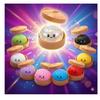 Jucărie Squishy Găluște – Mister Aleatoriu, Jucărie de Reliefare a Stresului cu Ridicare Lentă, Jucărie Drăguță de Strâns, Cadou Creativ din Spumă Moale pentru Copii