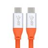 Xiwai USB Gen 2 Male To USB C Male Charging and Data 20Gbps Ultra 4K Monitor USB Hyper Super Flexible Ideal for Thunderbolt 3 3.2 Type-C Cable, 1.6ft,
