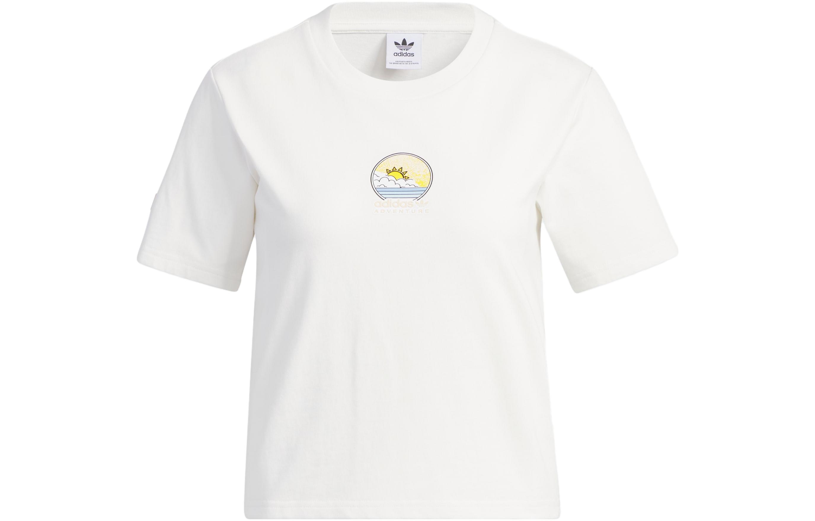 

adidas originals Women s Outdoor Tee Cloud White IK8611 XXS