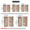 2pcs,2D Plane Printing Print Curtains Premium Medical Versatile Polyester Fabric (without Rod) Decorations For Home Ldeal for