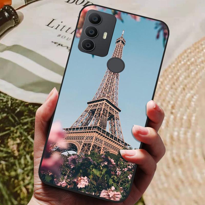 For TCL 30 SE Case 305 TPU Silicone Soft Fashion Phone Cover for TCL 30SE 306 305 Case 6165A Bumper Funda for TCL30SE 6.52 Inch