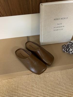 Nuevas Zapatillas de Mujer Primavera Verano 2025 Zapatos Mocasines Casuales de Mujer con Punta Cuadrada Sin Cierre Sandalias de Vestir Planas para Exteriores
