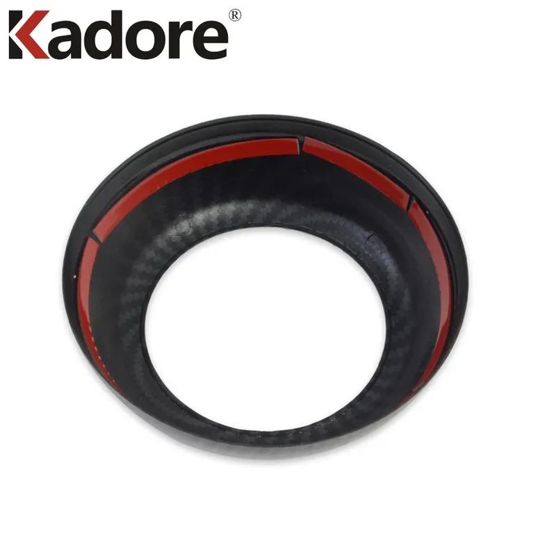 Car Steering Wheel Decoration Cover Trim For Mazda CX30 CX-30 Carbon Fiber Interior Mouldings Accessories