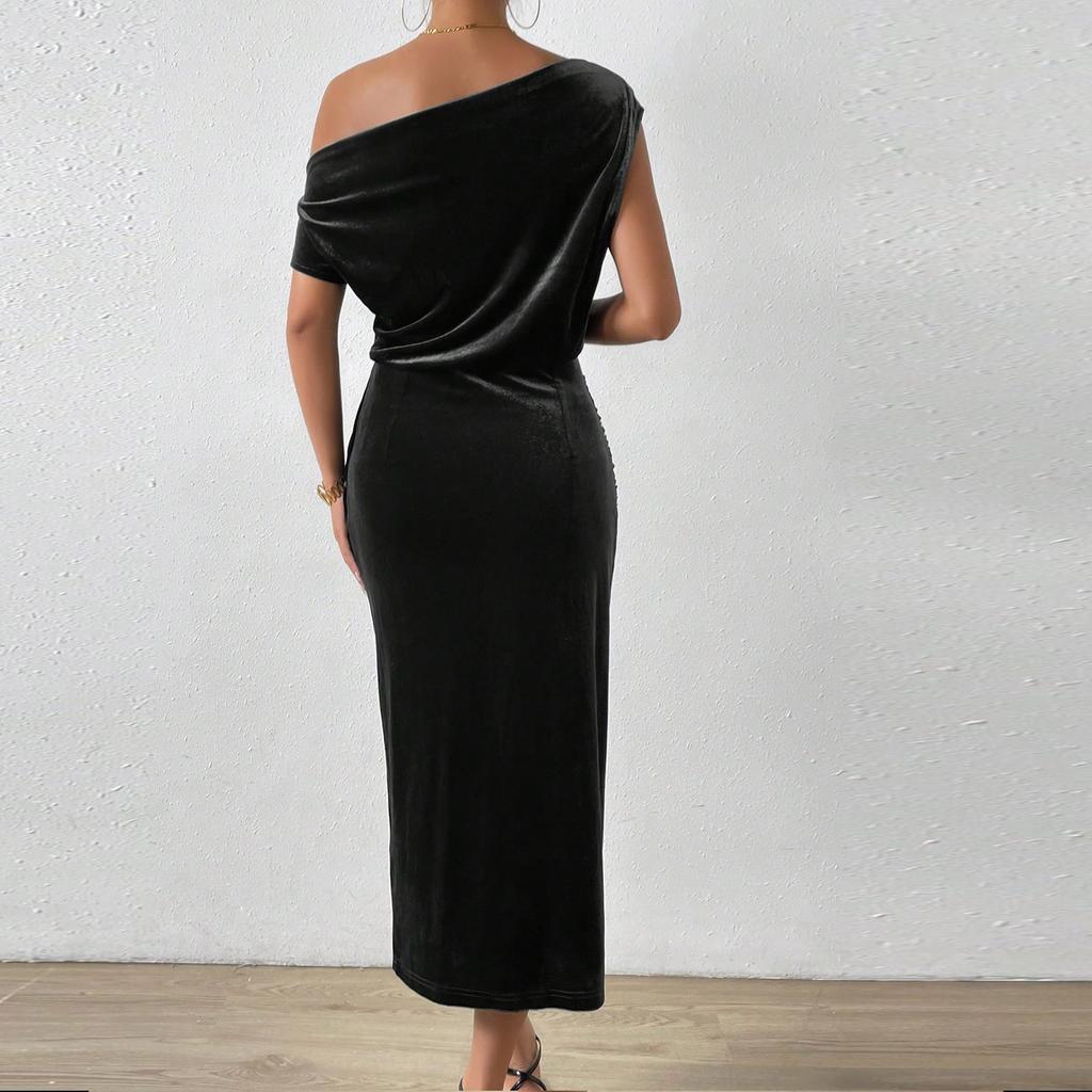 Lässiges, modisches, sexy, bequemes, einfarbiges, cooles, atmungsaktives, ärmelloses Kleid für Damen