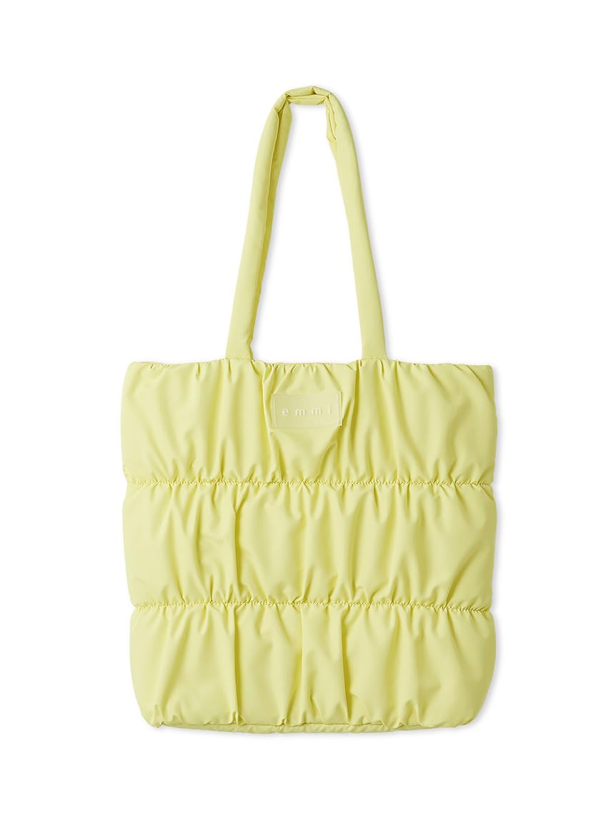 eco Logo Padded Tote Bag 13WGB262323 YEL F [Emi] Women s