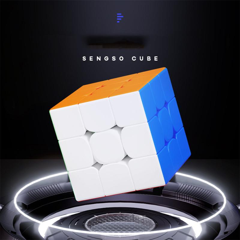 

3x3x3 Magnetic Magic Cube Stickerless Speed Cube Fast Smooth Turning 3d Puzzle Magic Toy