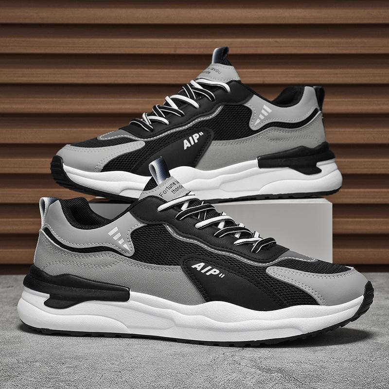 Sommer Neue Modische Vielseitige Mesh Sportliche Freizeit Schuhe High-End Dicksohlige Laufschuhe Dad Trendy Schuhe