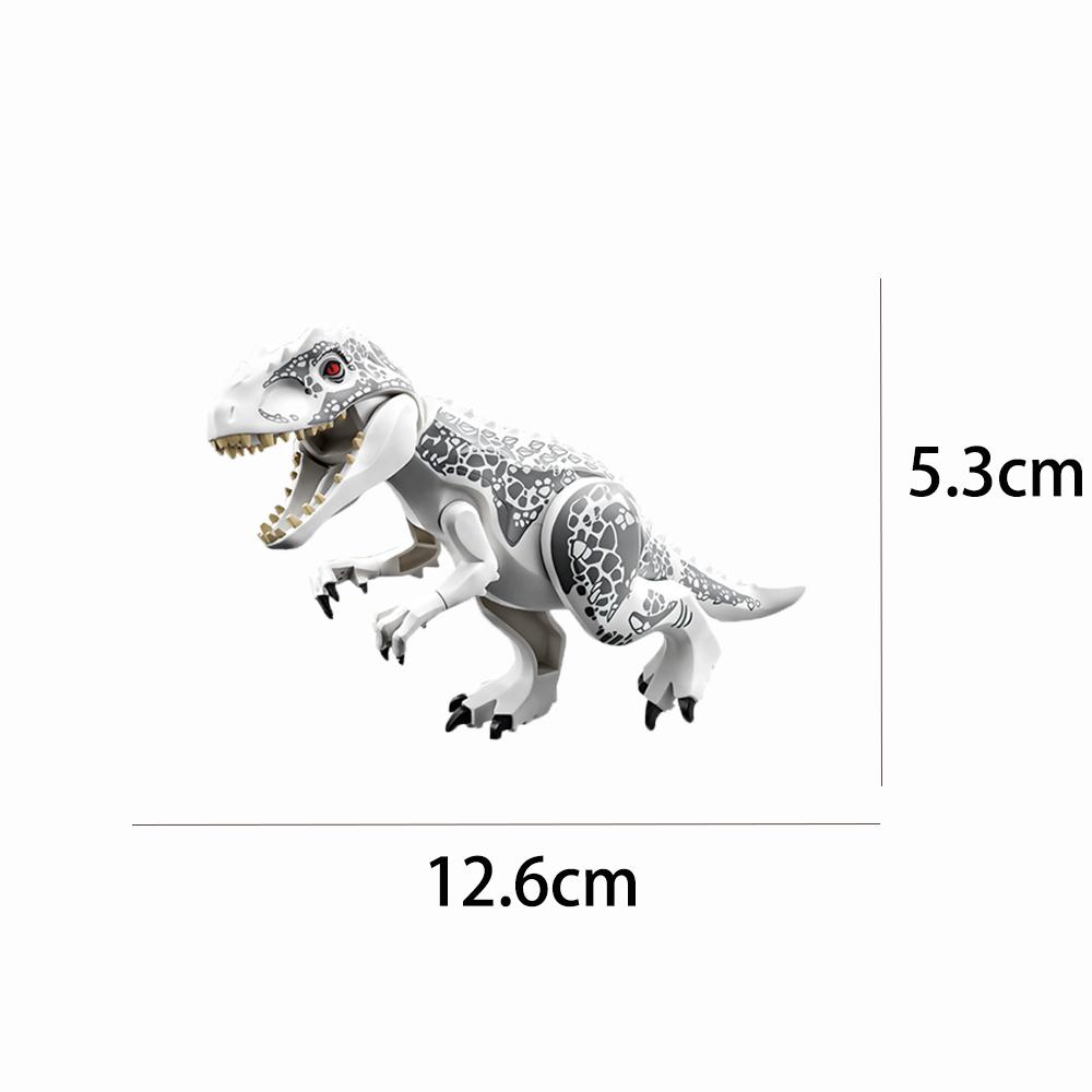 Jurassic Dinosaurier DIY Bausteine Velociraptor Velociraptor Rex Tyrannosaurus Pterosaurier Dilophosaurus Zubehör Steine Spielzeug