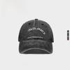 Retro Wash Cotton Baseball Cap With Wide Brim For Sun Protection And Unisex Style