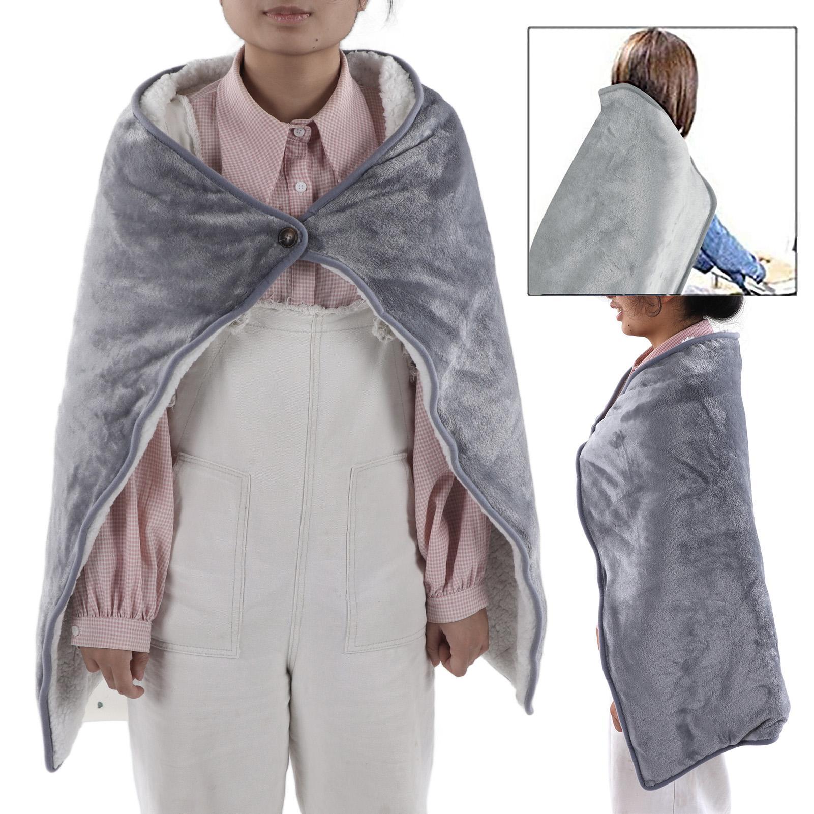 Electric Heated Blanket 5V Wearable USB Heating Electric Throw Blanket Soft Comfortable Heated Shawl for Office Home Car flannel