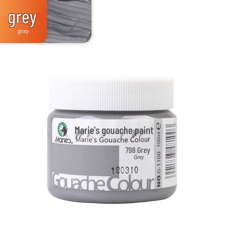 Mali Afwasbare Gouache Verf 100ml - Handgeschilderde Kleuren voor Kinderen en Studenten