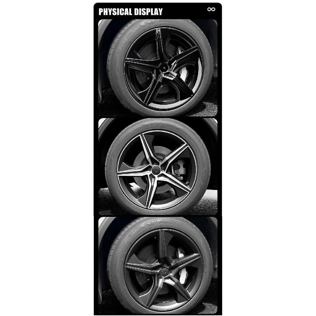 4PCS Full Cover Wheel Cover Replacement Performance for Tesla New Model Y Juniper 19 Inch Crossflow Wheel Caps Hubcap 2025 2026