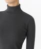 MUSINSA STANDARD WOMAN Women'S Ribbed Slim Turtleneck Knit [Gray]