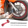 OSOLADY Rear Brake Rocker Arm Accessories Universal Fit Red Heavy Duty Alloy Bike Modification Random Style