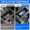 For Land Rover Defender 90 110 130 Accessories -2024 Center Console Organizer Tray Storage Box with Phone Slot,Glasses Shelf