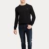 Polo Ralph Lauren Solid Color Pony Embroidered Crew Neck Long Sleeve Sweater Men sweater Black 710684957-008