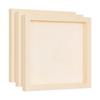 Wooden Canvas Board, Wooden Panel, Stretched Canvas, Canvas, Plywood Panel, Square Wooden Panel S20 (200x200mm), Art Supplies, Wooden Frame, Drawing B
