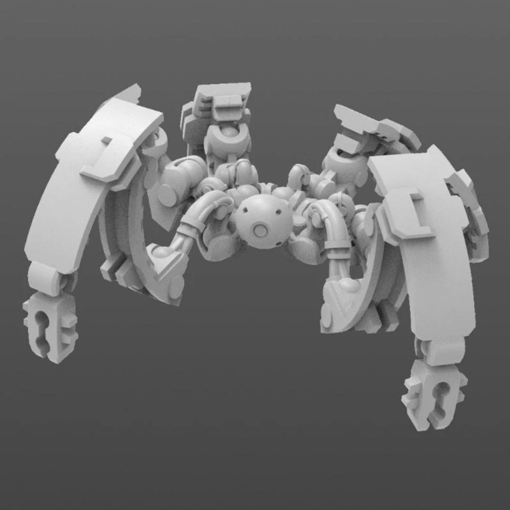 Sheik Mainland Proyecto 3MIN A KAPKAN | Modelo Mecánico Articulado para Construir Robot Tipo Araña Figuras de Acción Coleccionables Juguete Regalos