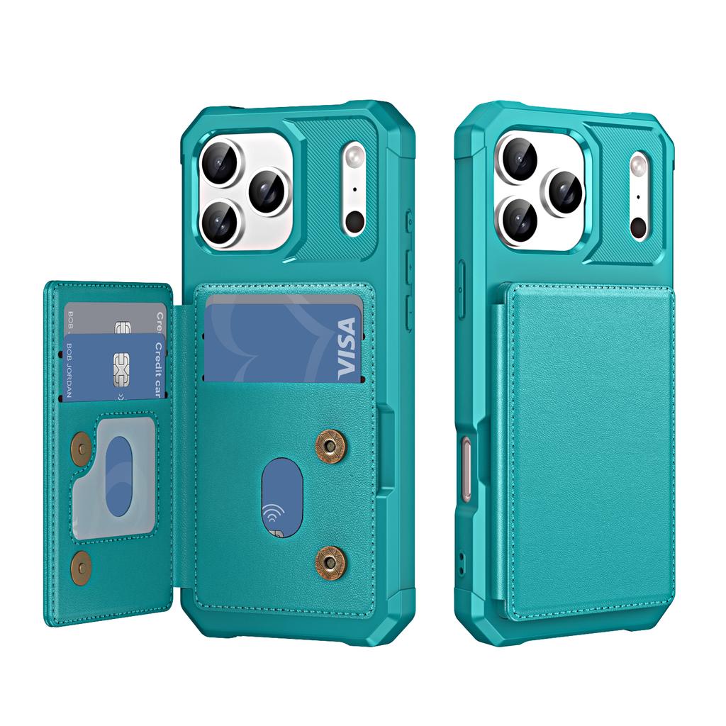 Flip Card Slot Wallet Leather Phone Case for IPhone Air 17 16 14 13 12 Pro Max 15 Plus 16E Stand Anti Drop Protective Cover